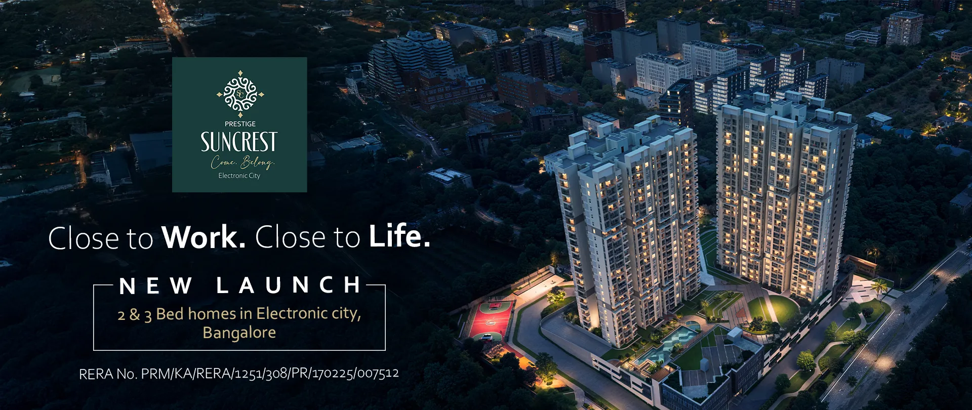Prestige Suncrest Bangalore | Luxury Apartments in Electronic City